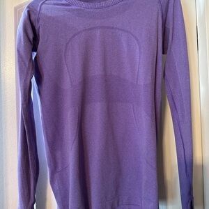Purple Long Sleeve Top